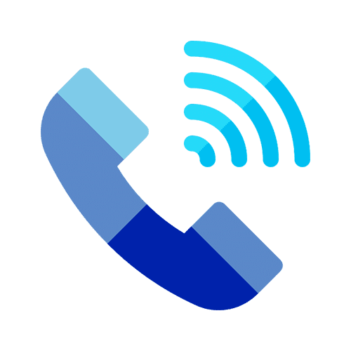 blue phone icon