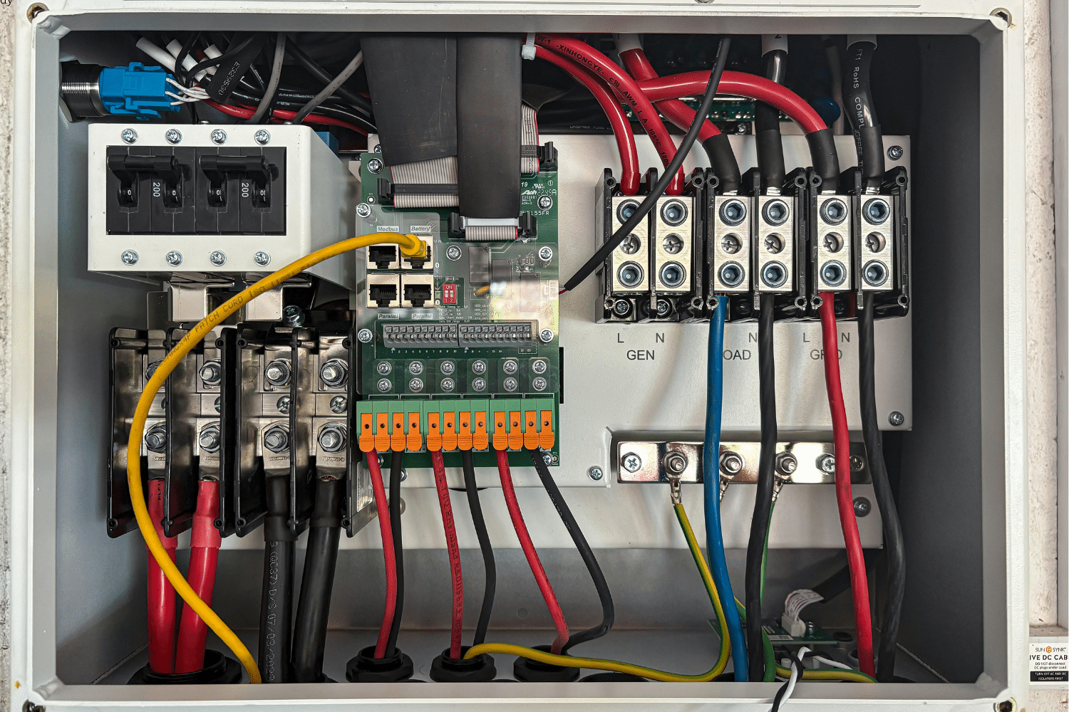 custom control system panel